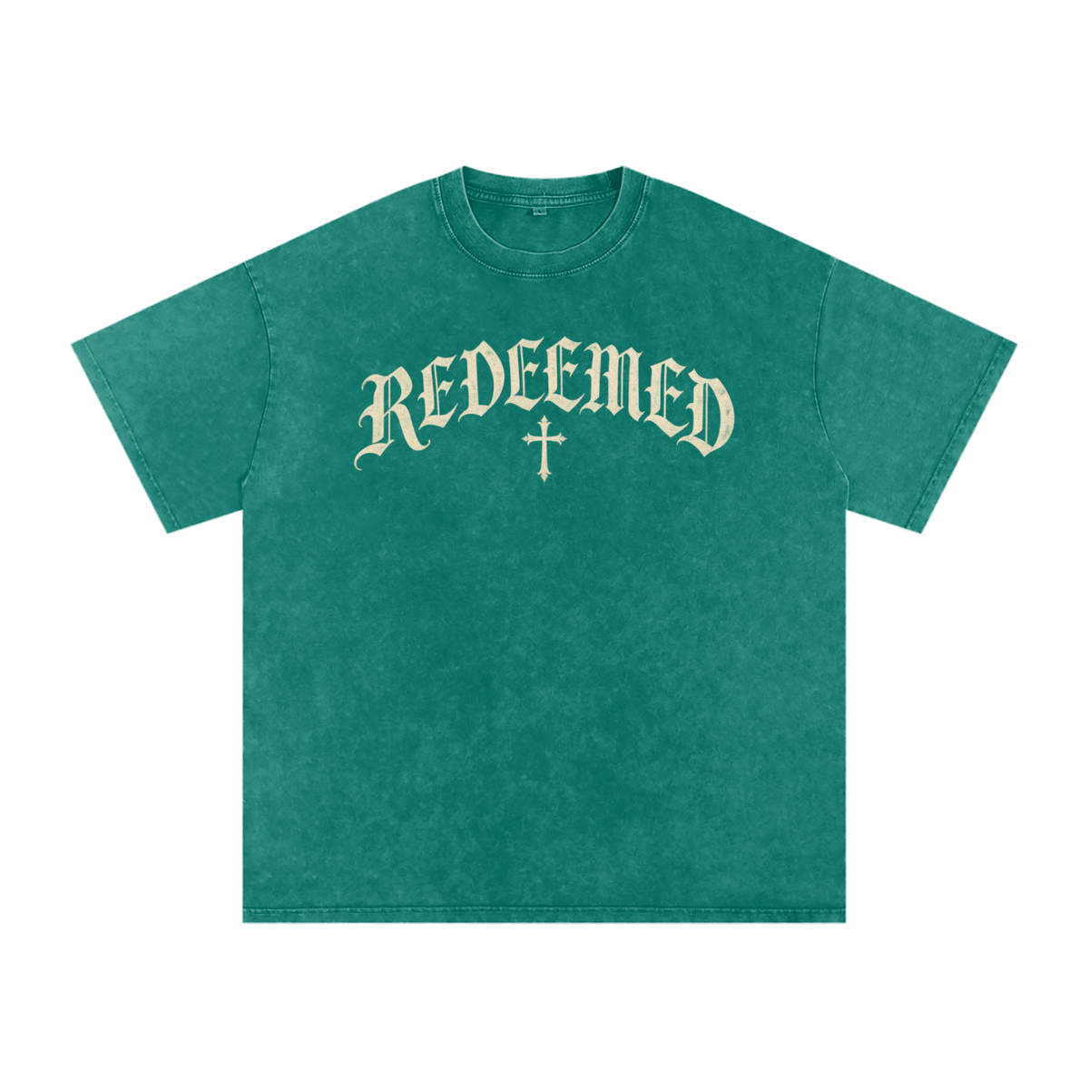 Redeemed Gothic Cross Tee – Vintage Christian Streetwear