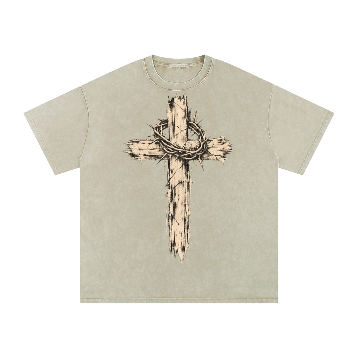 Rugged Christian Cross Streetwear