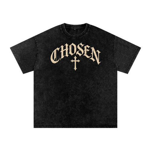 Chosen by God Tee – Gothic Christian Streetwear