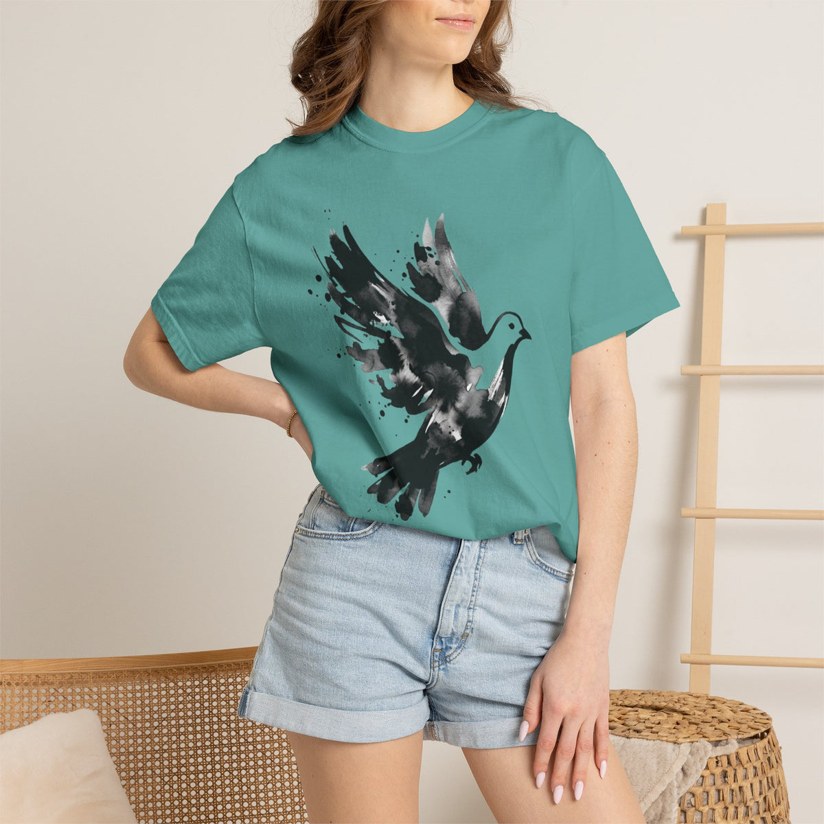 Peace Be Still Dove T-Shirt — Serene Dove Graphic Tee
