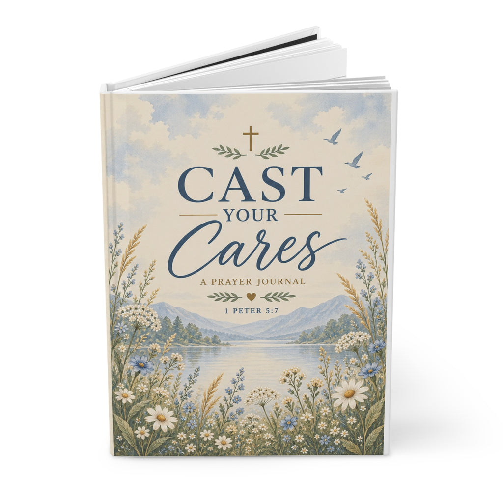 Cast Your Cares Prayer Journal Hardcover