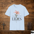 Pink Lily Illustration Consider The Lilies T-Shirt | Floral Tee