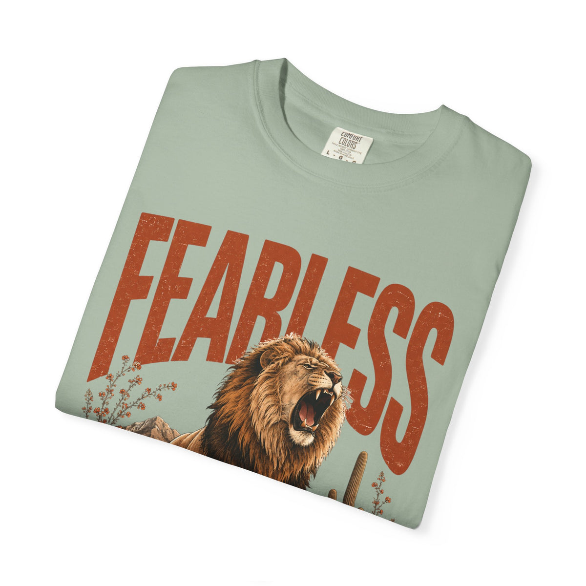 Fearless Lion T-Shirt — Inspirational Graphic Tee
