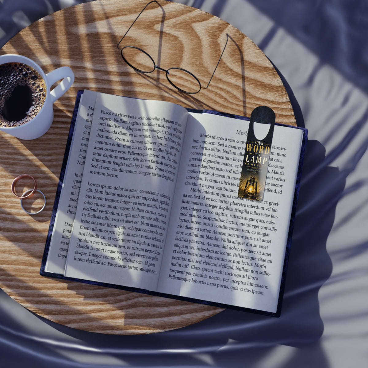 Your Word Is a Lamp to My Feet Bookmark | Psalm 119:105 Christian Scripture