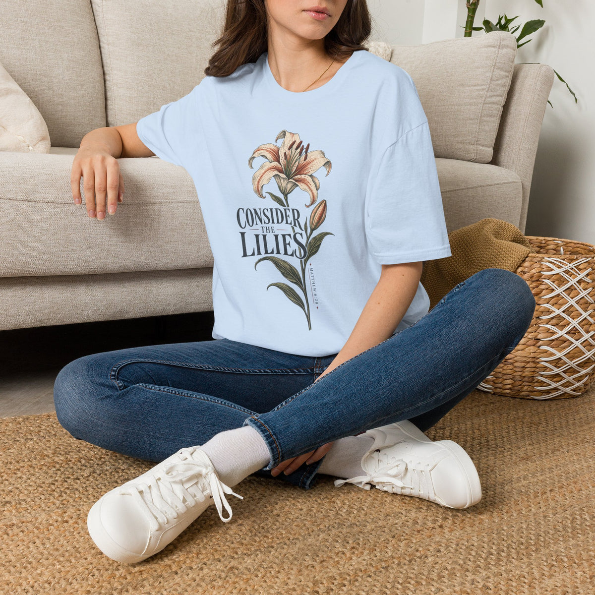 Consider the Lilies Floral T-Shirt — Vintage Botanical Graphic Tee