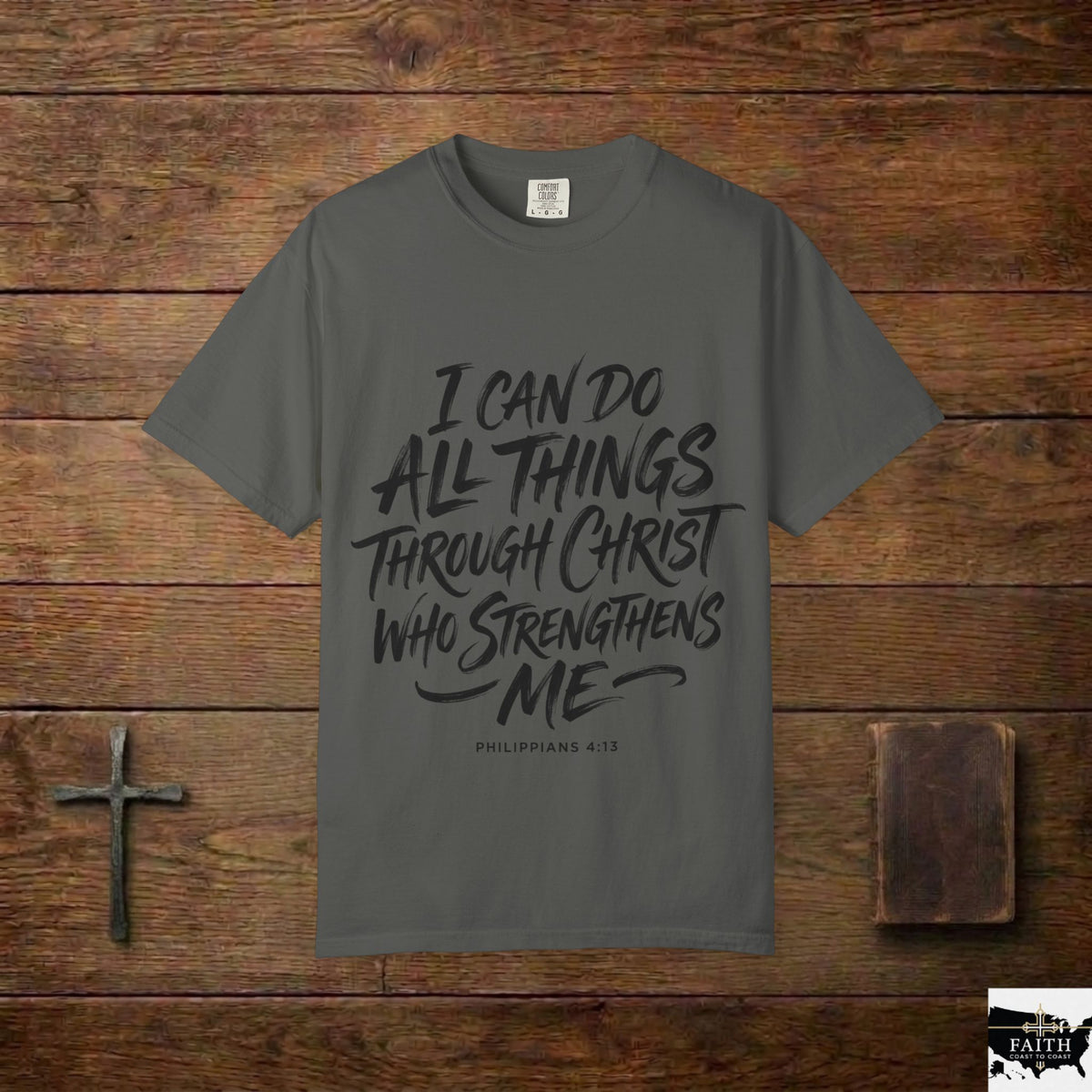Comfortable Christ Scripture Tee for Daily Inspiration