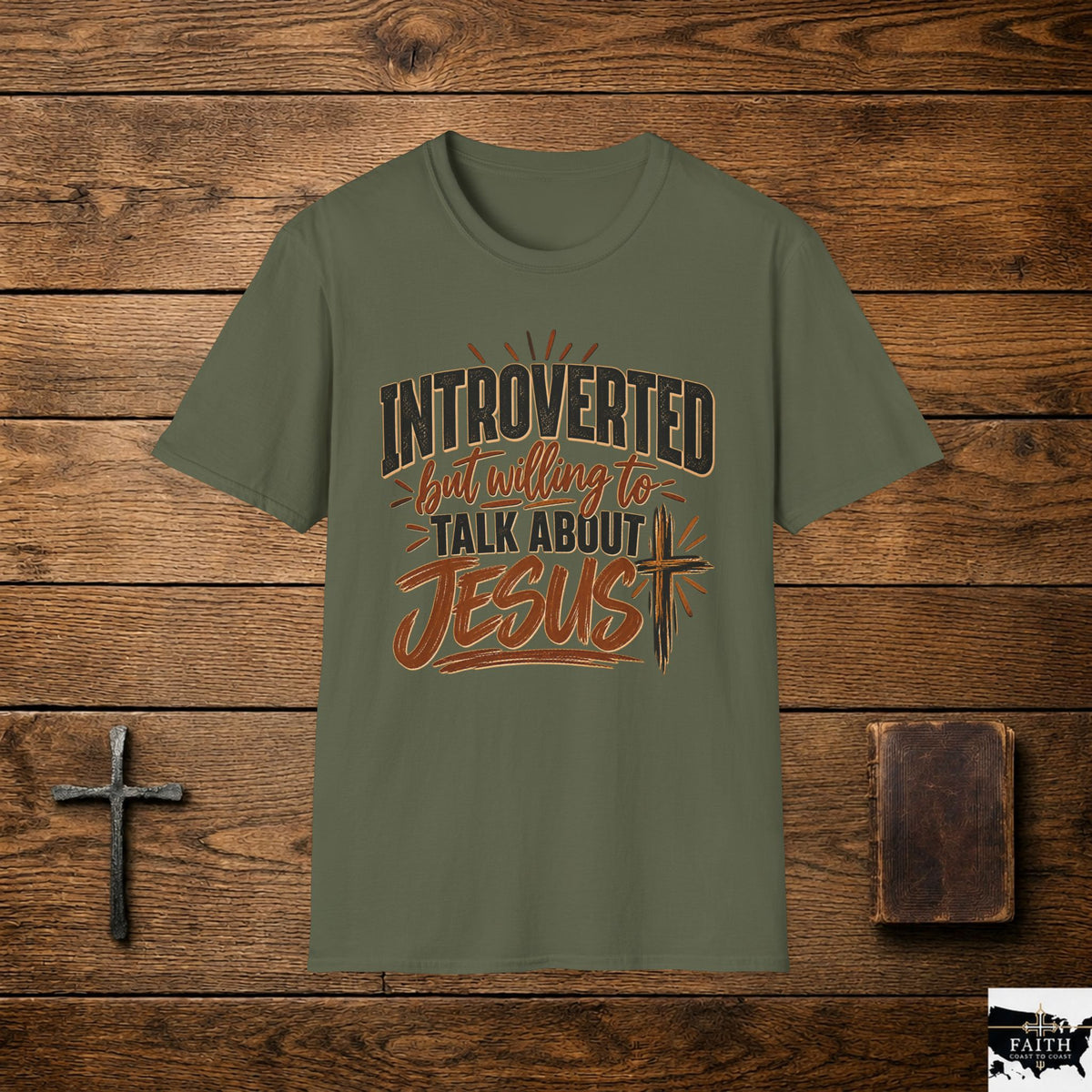 Introverted but Willing to Talk About Jesus T-Shirt
