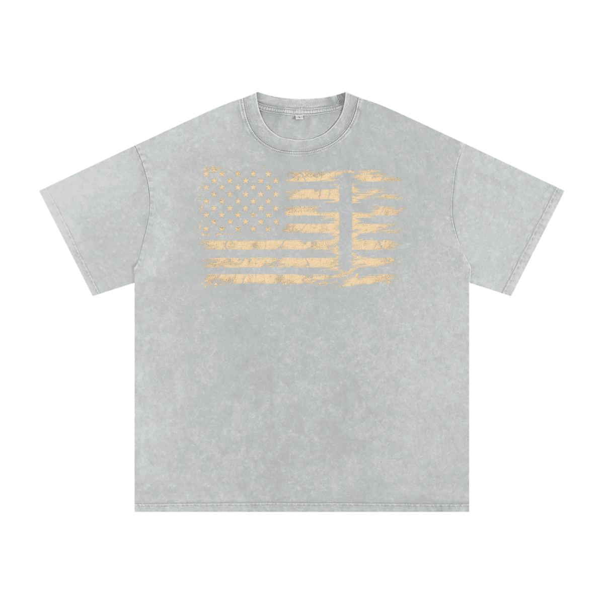 Distressed American Flag Cross Shirt
