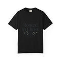 Rooted in Christ T-shirt | Christian Faith Typography with Leaf Roots