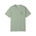 Line Art Jesus Face T-Shirt | Crown of Thorns Scripture Circle John 3:16