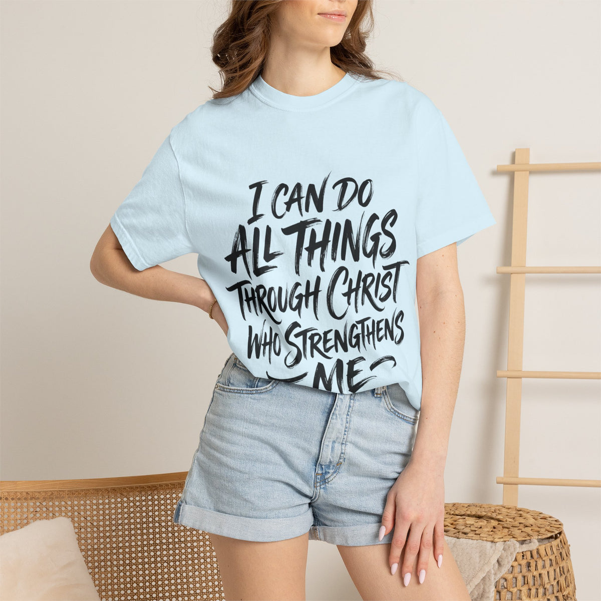 Comfortable Christ Scripture Tee for Daily Inspiration