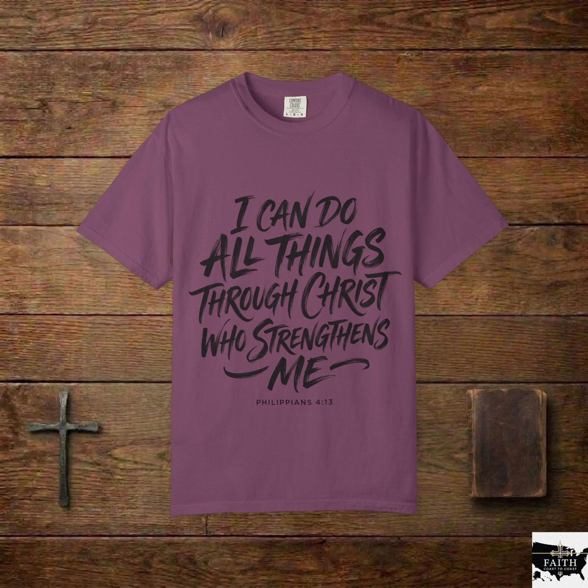 Comfortable Christ Scripture Tee for Daily Inspiration