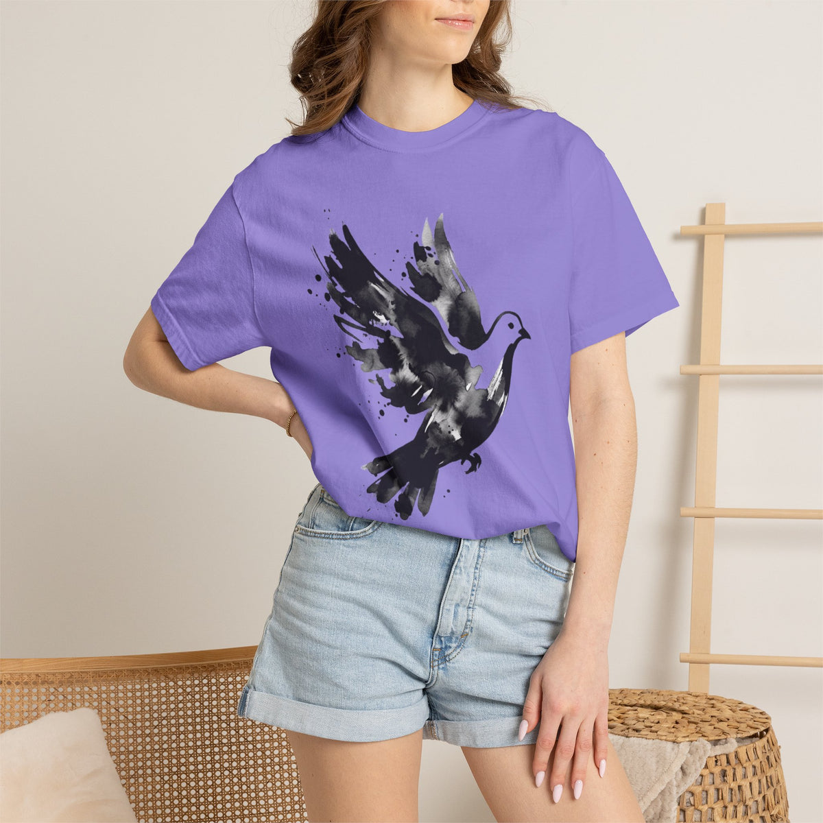 Peace Be Still Dove T-Shirt — Serene Dove Graphic Tee