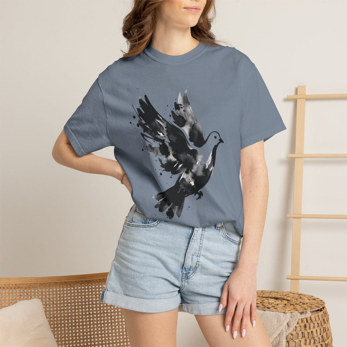 Peace Be Still Dove T-Shirt — Serene Dove Graphic Tee