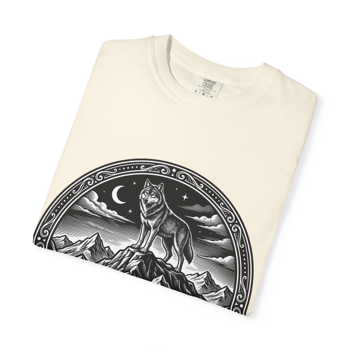 Psalm 23:4 'I Will Fear No Evil' Wolf T-Shirt