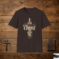 Walk Through Christ cross graphic T-Shirt | Christian faith typography