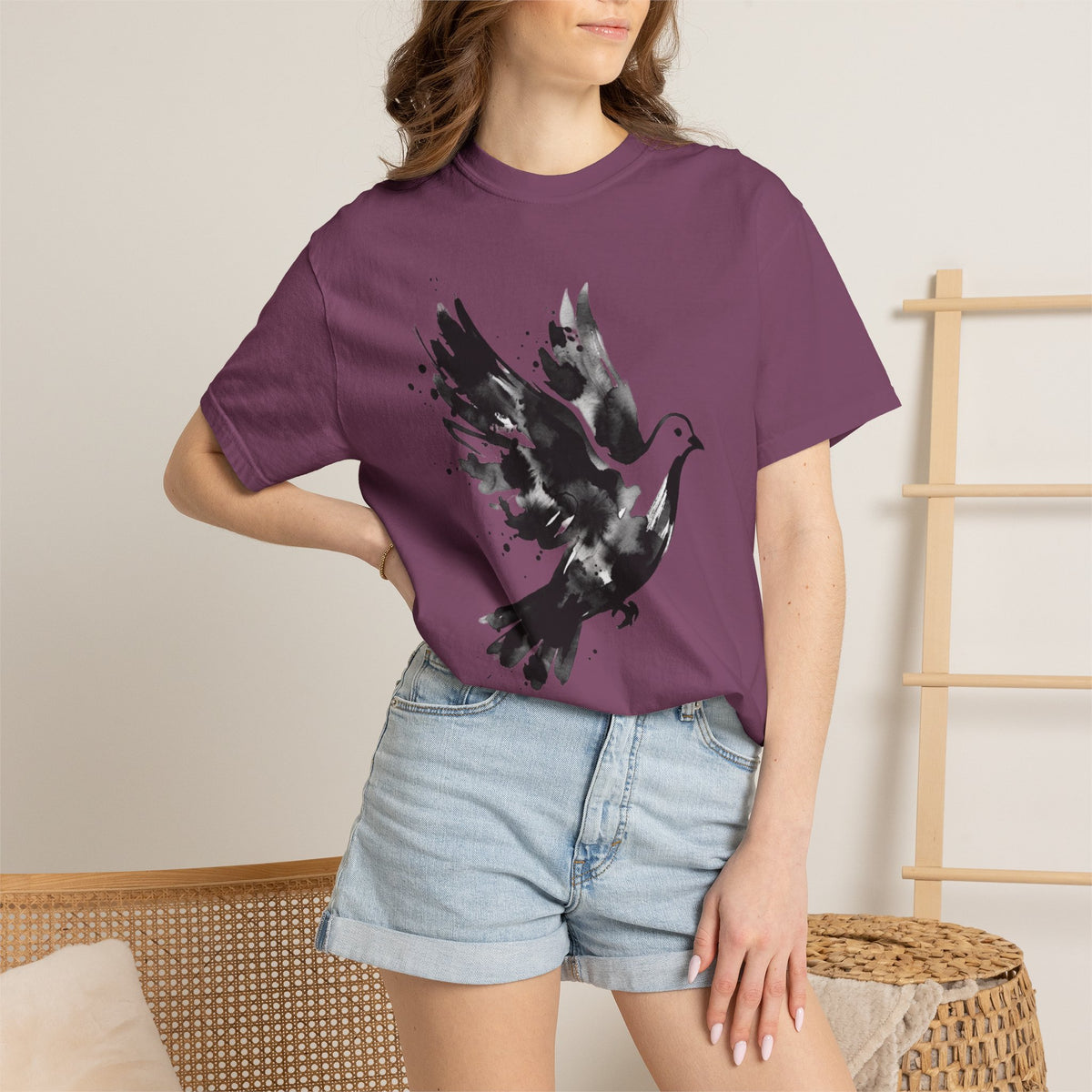 Peace Be Still Dove T-Shirt — Serene Dove Graphic Tee