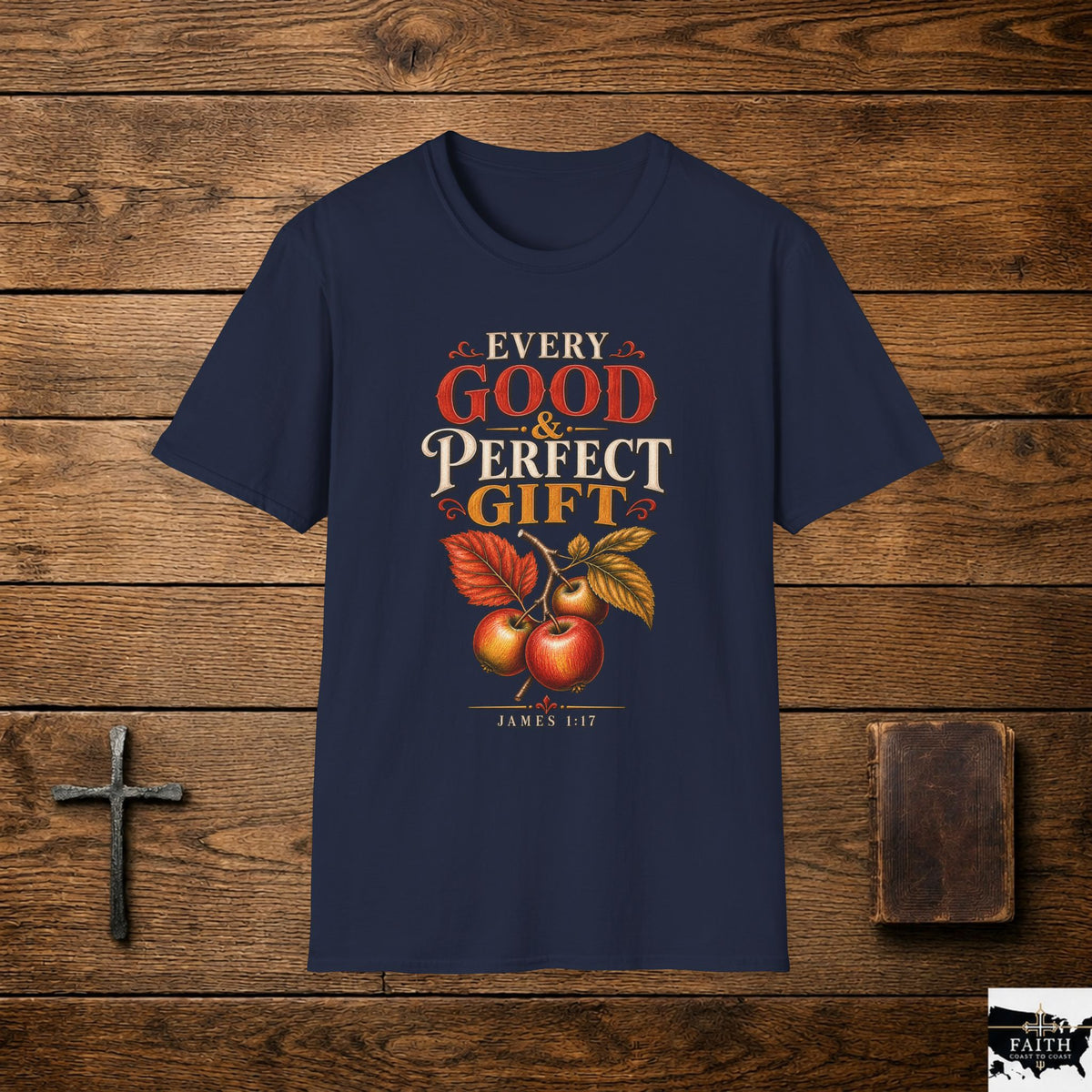 Every Good & Perfect Gift T-Shirt | Christian Scripture Design