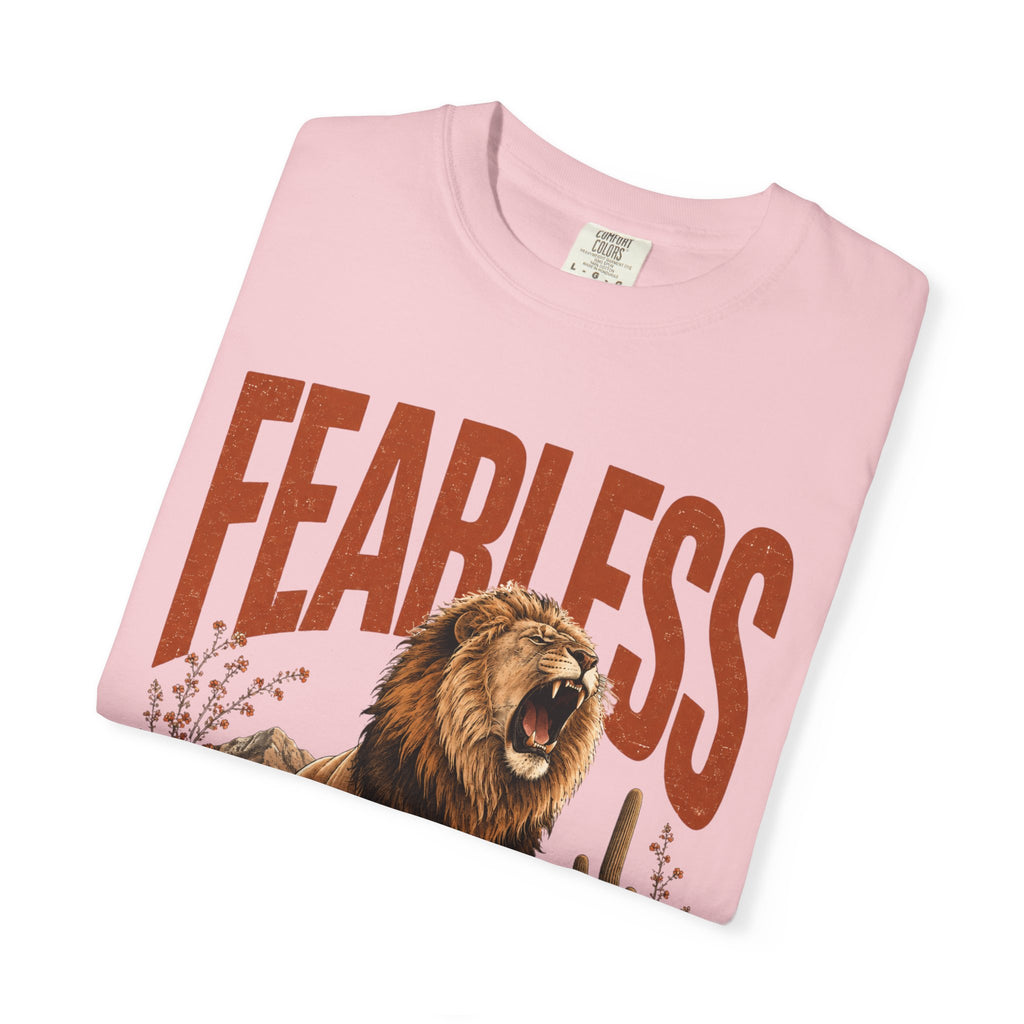 Fearless Lion T-Shirt — Inspirational Graphic Tee