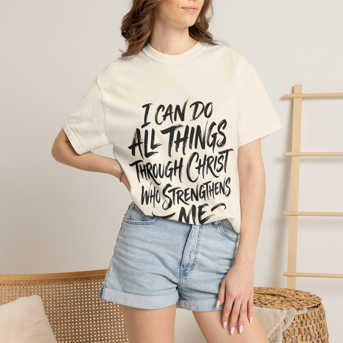 Comfortable Christ Scripture Tee for Daily Inspiration