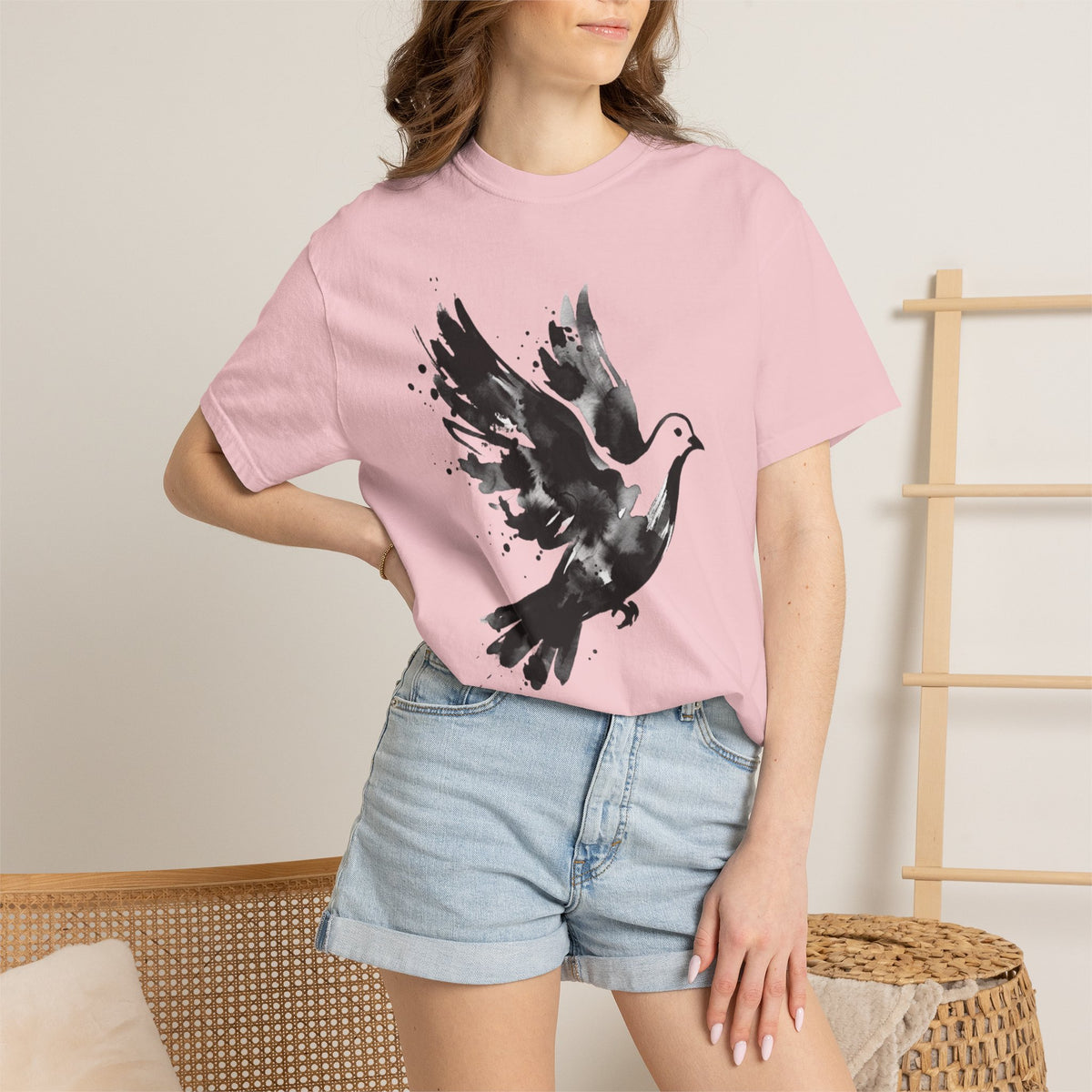 Peace Be Still Dove T-Shirt — Serene Dove Graphic Tee