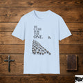 He Came For The One T-Shirt | Minimal Typography, Sheep Illustration