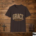 Grace upon Grace T-Shirt | Vintage Lettering Spiritual Tee