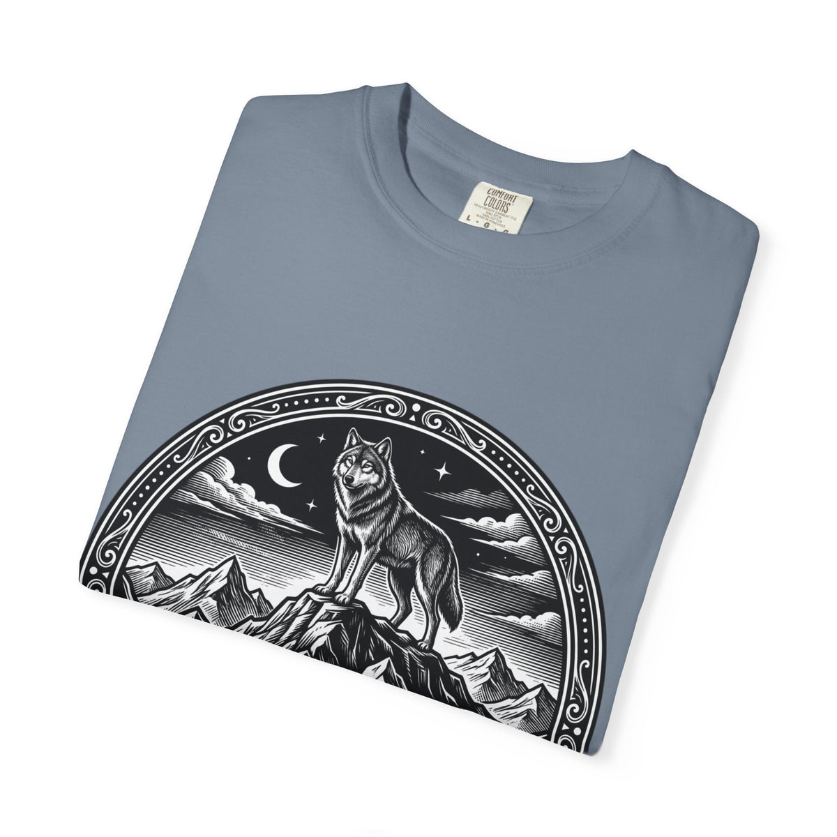 Psalm 23:4 'I Will Fear No Evil' Wolf T-Shirt