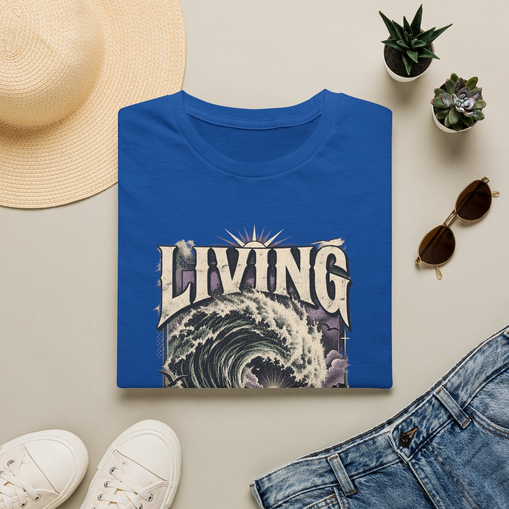 Living Water T-Shirt — Vintage Wave Graphic Tee