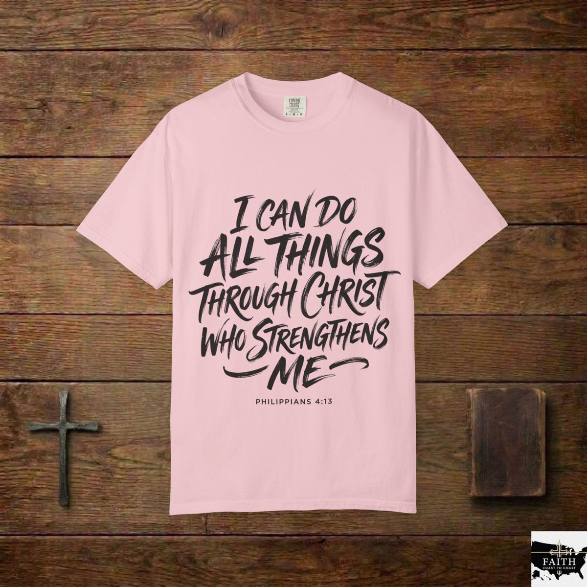 Comfortable Christ Scripture Tee for Daily Inspiration