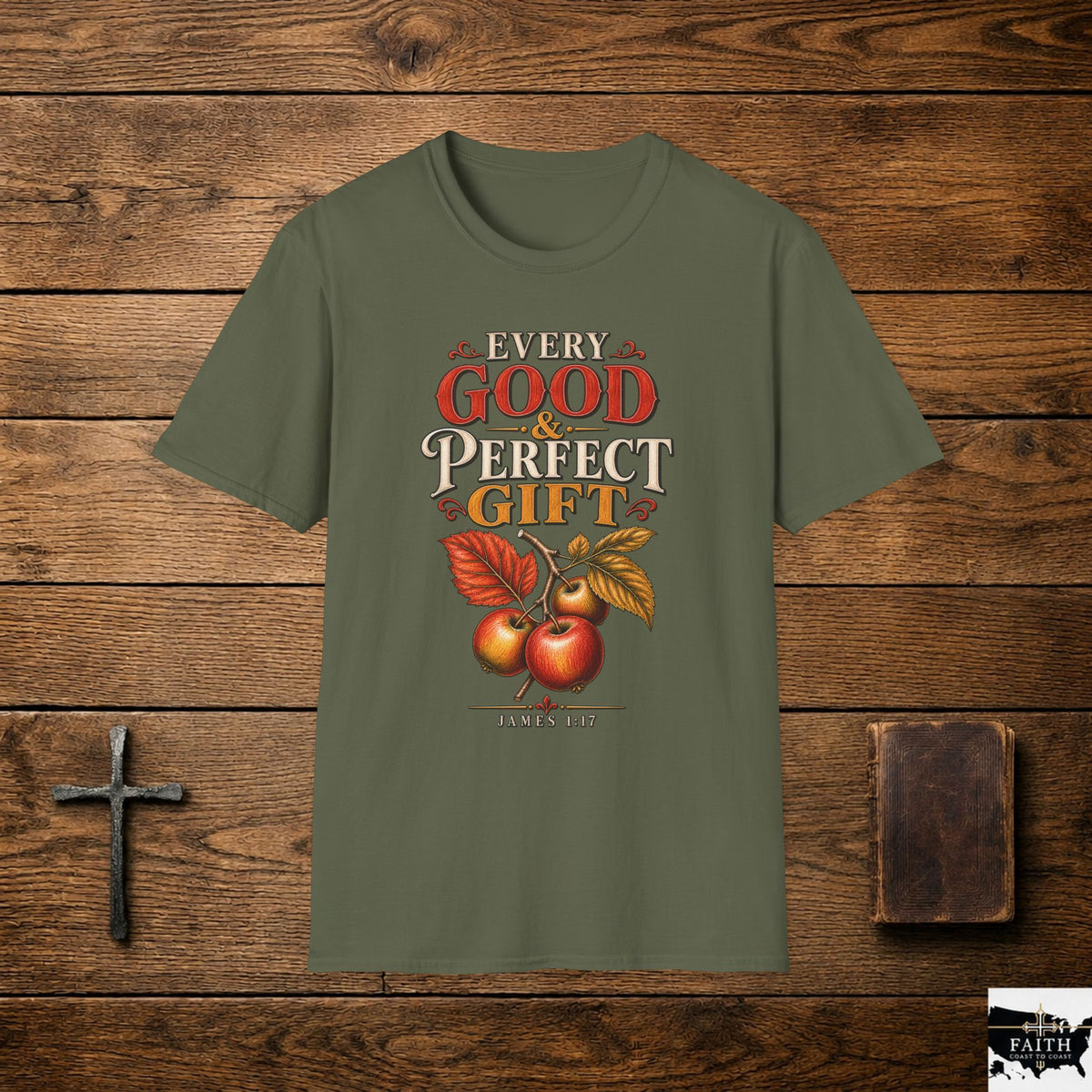 Every Good & Perfect Gift T-Shirt | Christian Scripture Design