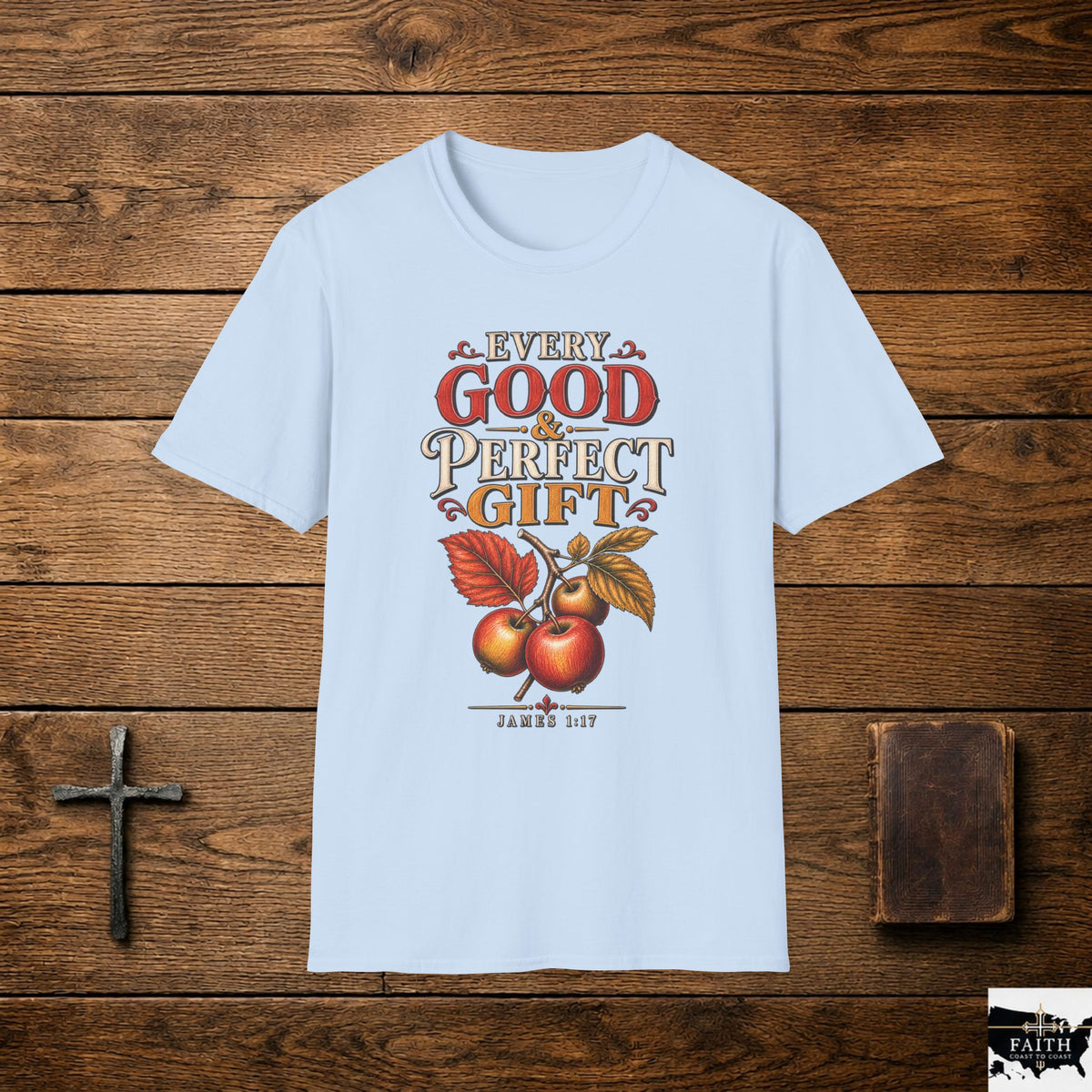 Every Good & Perfect Gift T-Shirt | Christian Scripture Design