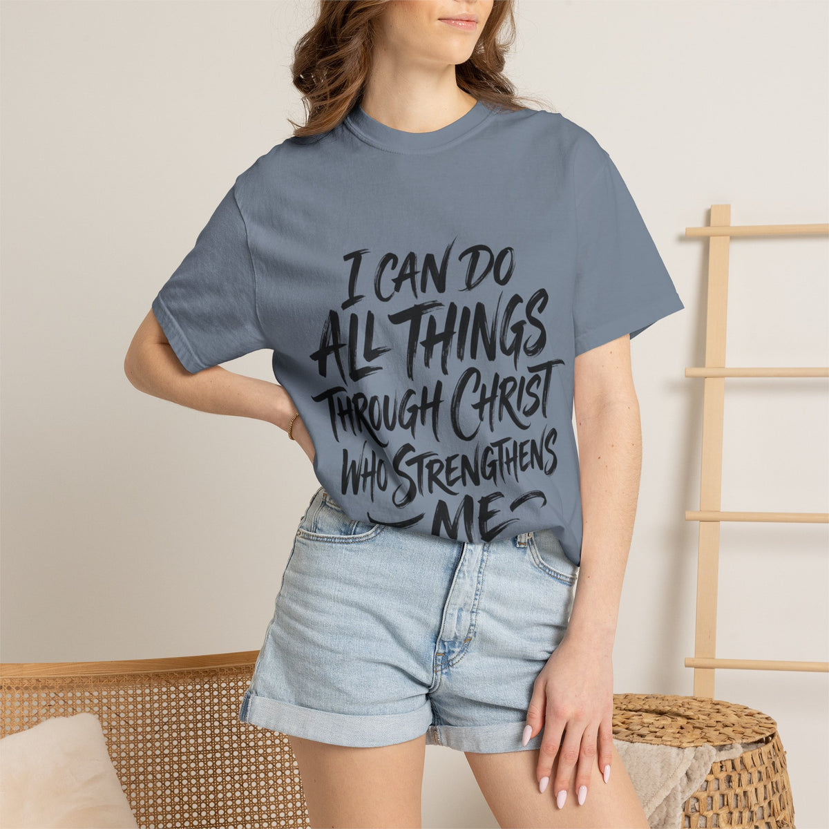 Comfortable Christ Scripture Tee for Daily Inspiration