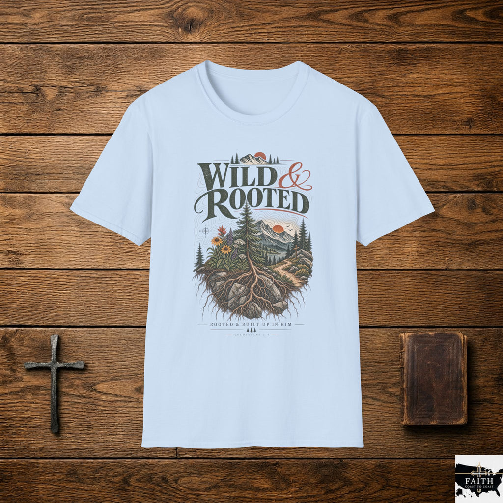 Wild & Rooted Graphic T-Shirt — Nature Adventure Tee