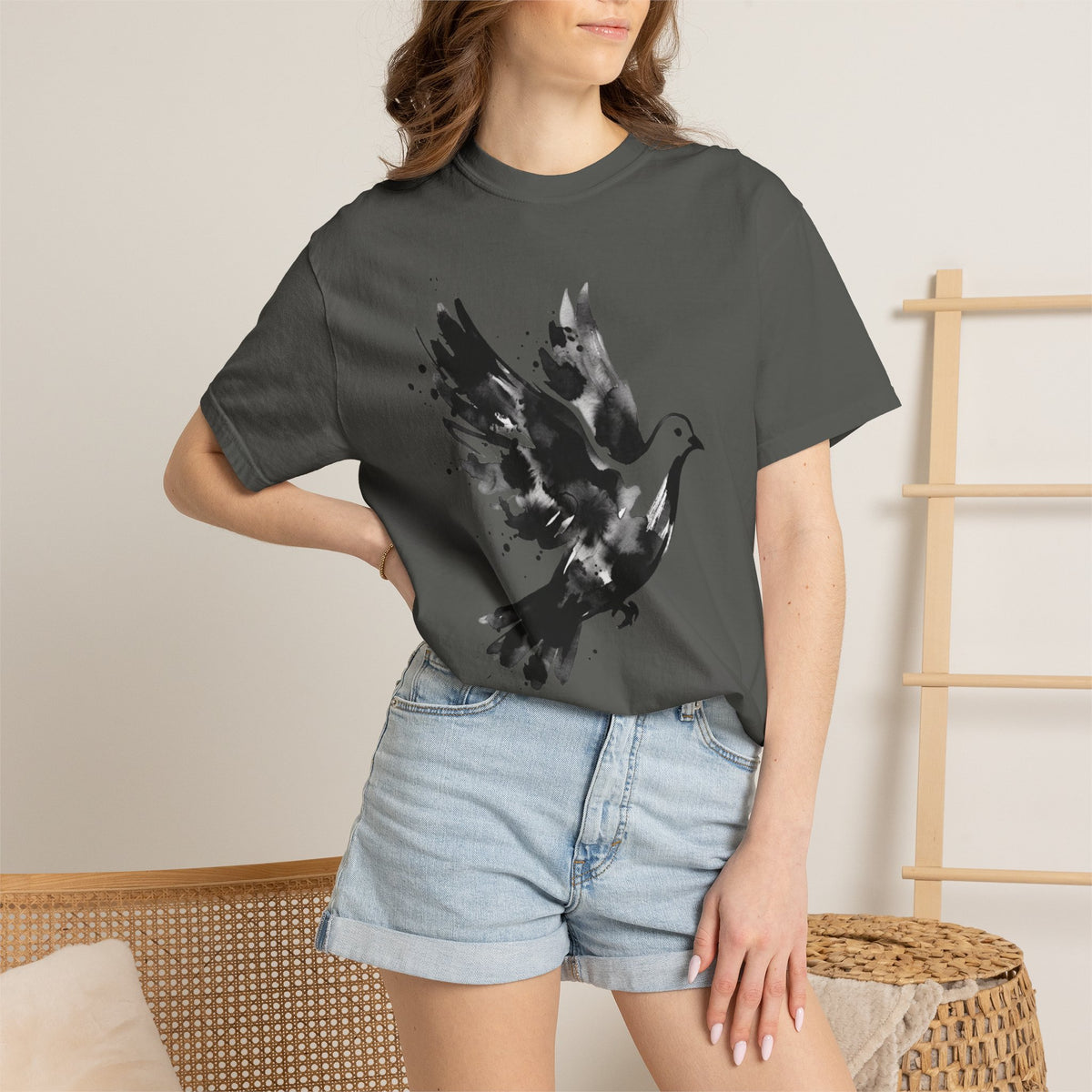 Peace Be Still Dove T-Shirt — Serene Dove Graphic Tee