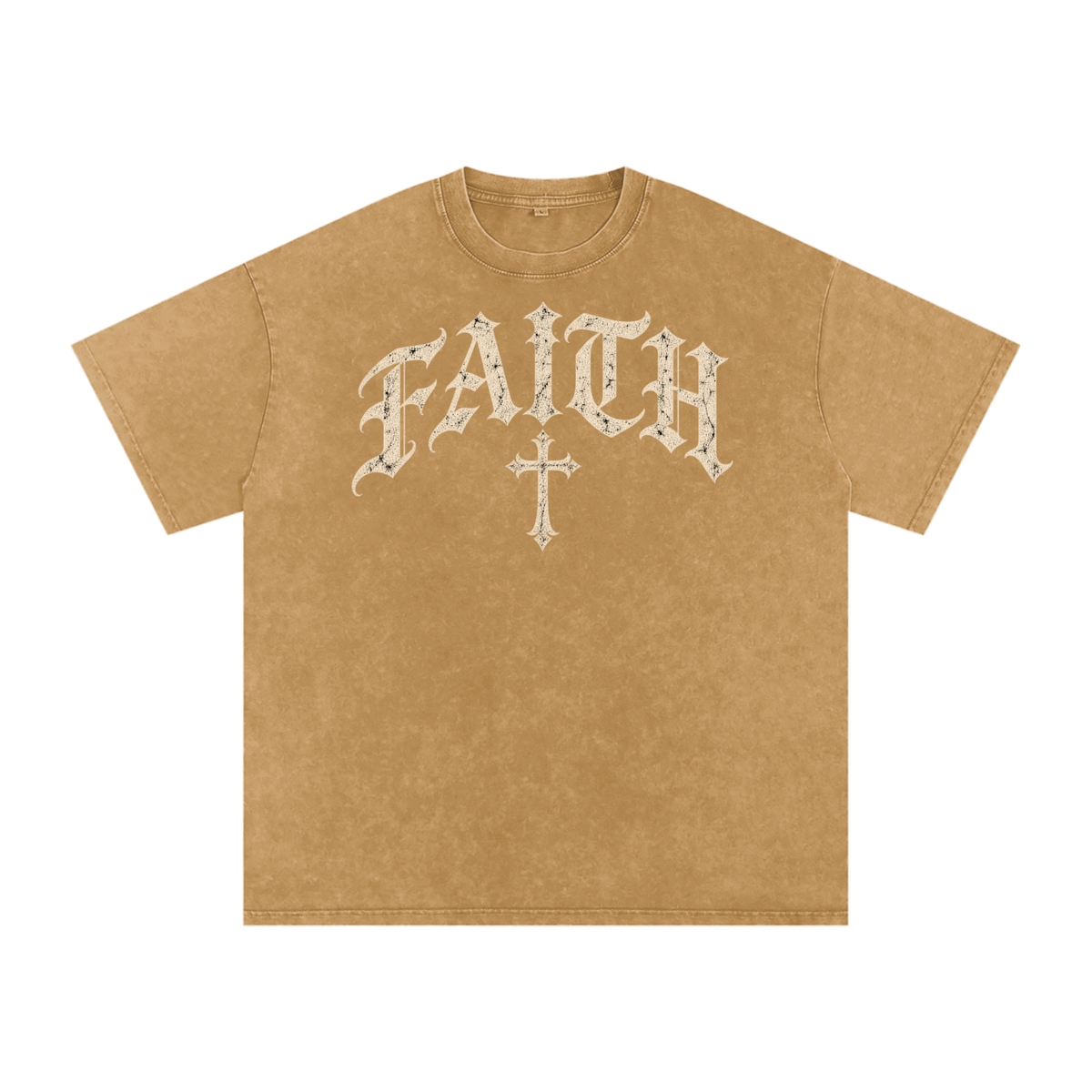 Faith Gothic Cross Tee – Vintage Christian Streetwear