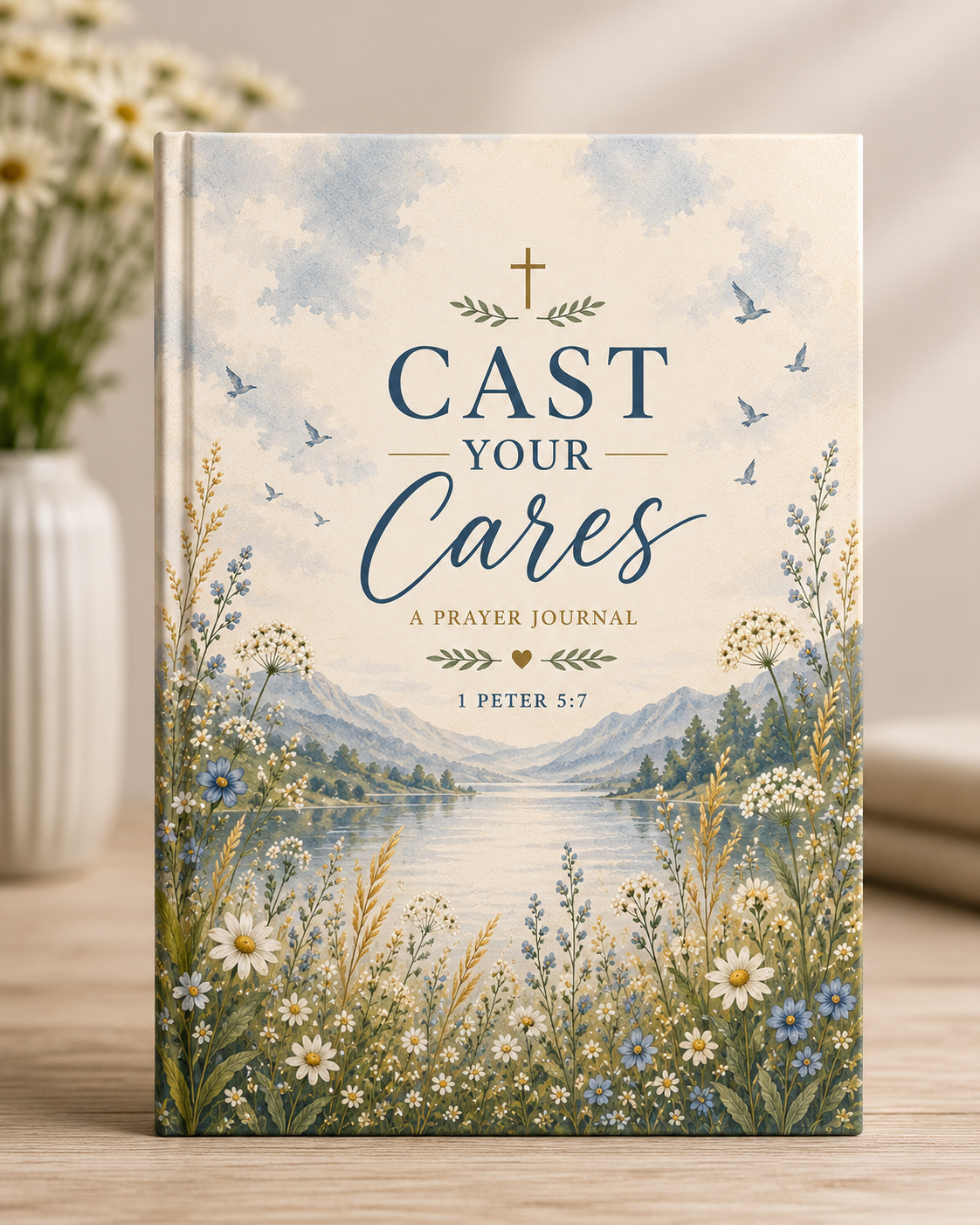 Cast Your Cares Prayer Journal Hardcover