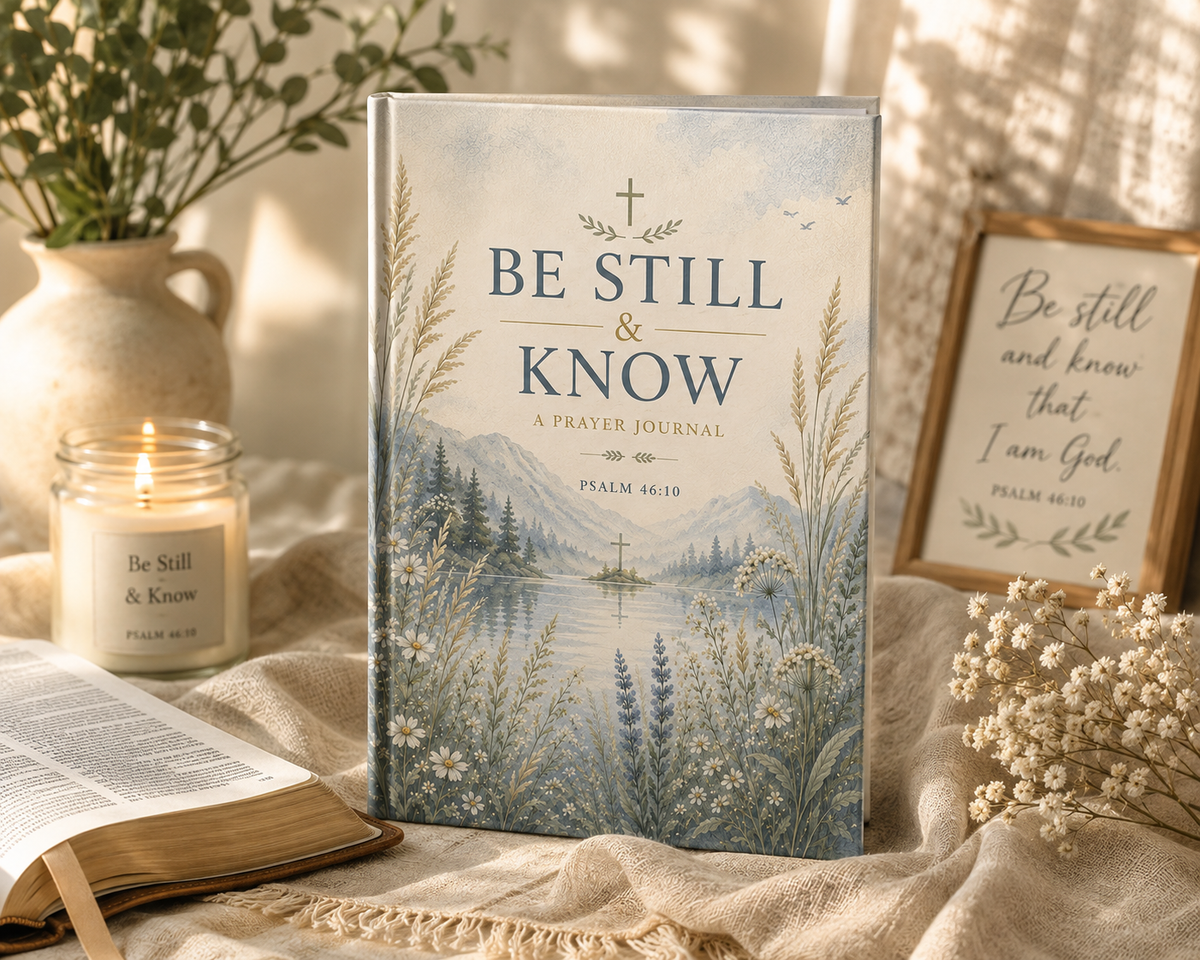 Be Still & Know Prayer Journal Hardcover