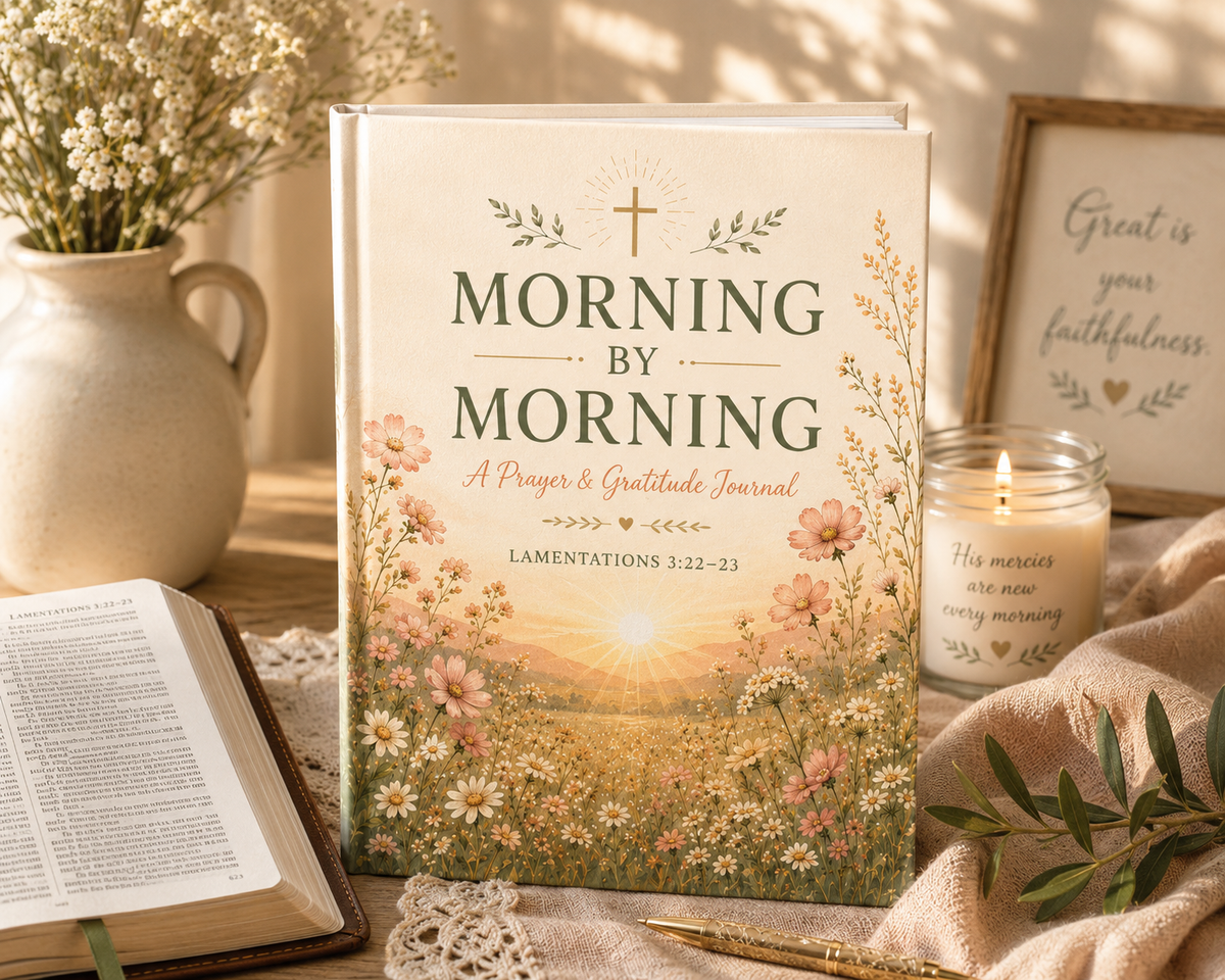 Morning by Morning Prayer & Gratitude Journal Hardcover