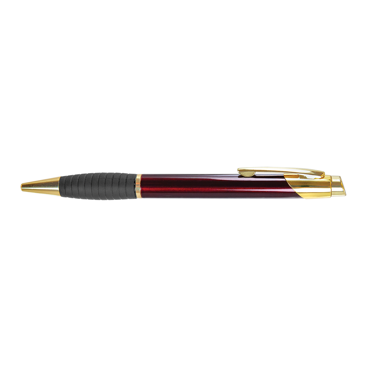Rooted in Him brass ballpoint pen | engraved scripture Colossians 2:7