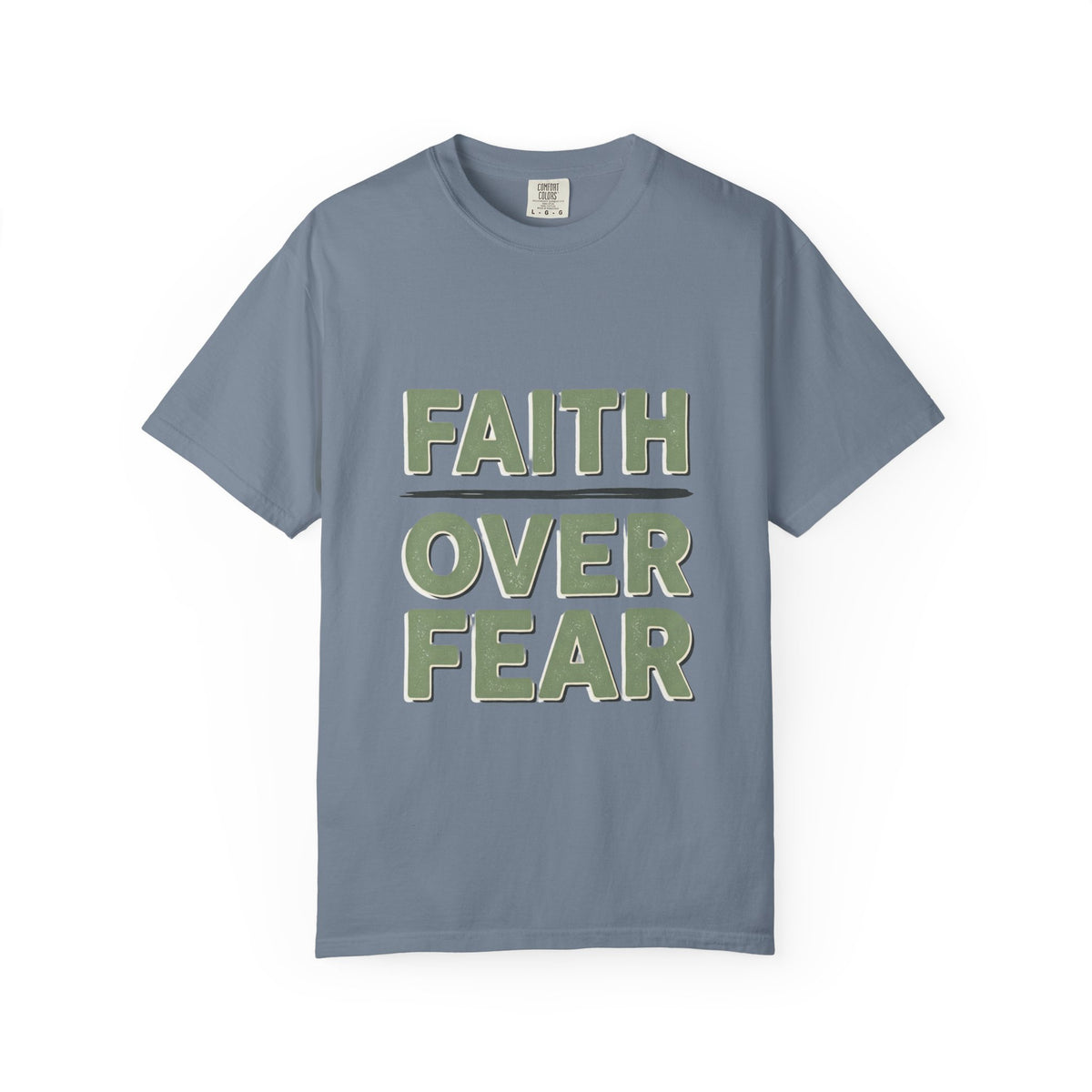 Faith Over Fear T-shirt | Inspirational Christian Typography Tee