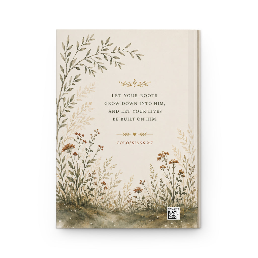Rooted in Him Prayer Journal | Hardcover Lined Journal