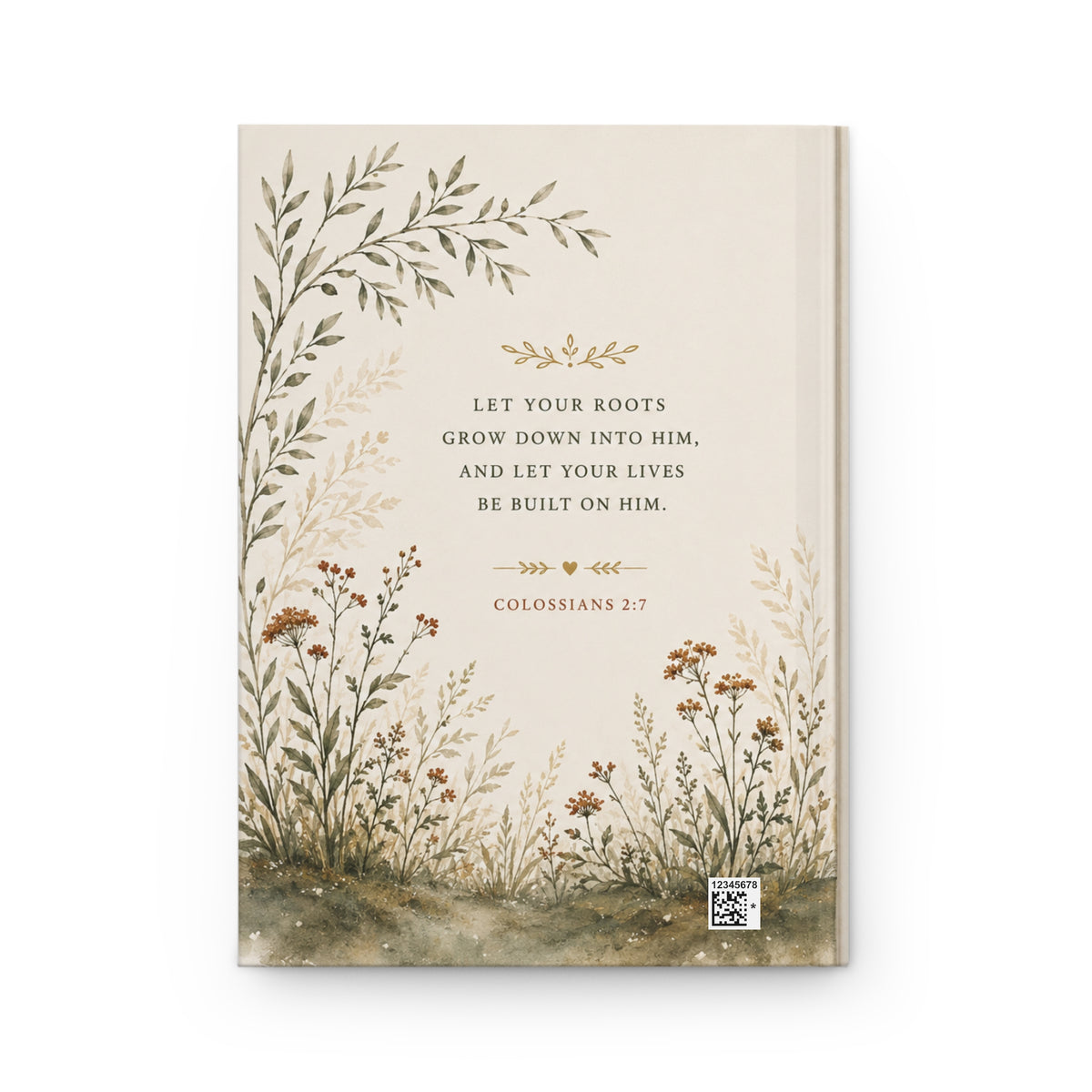 Rooted in Him Prayer Journal | Hardcover Lined Journal