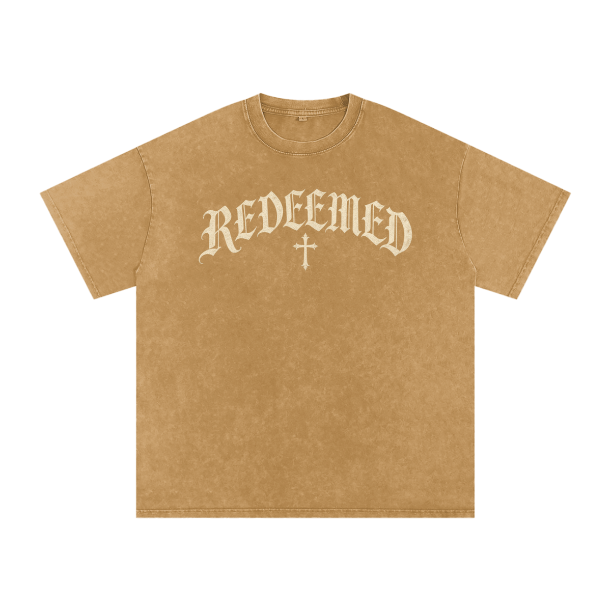 Redeemed Gothic Cross Tee – Vintage Christian Streetwear