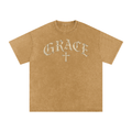 Grace Gothic Cross Tee – Vintage Christian Streetwear