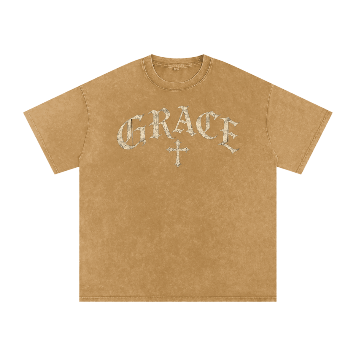 Grace Gothic Cross Tee – Vintage Christian Streetwear