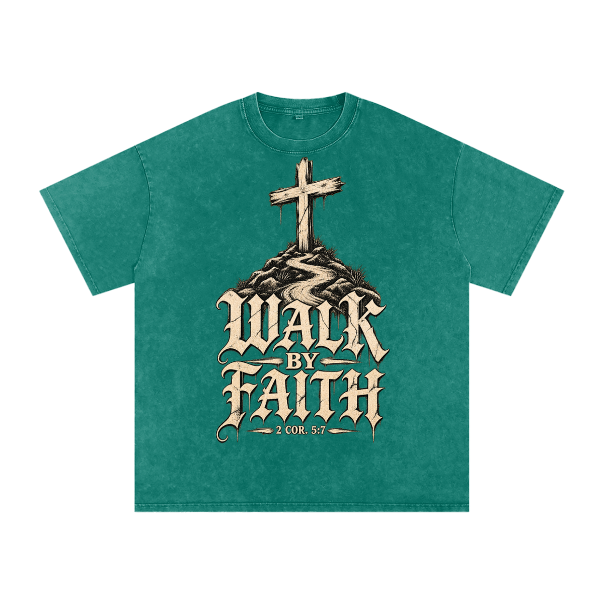 Christian Cross Streetwear | 2 Corinthians 5:7