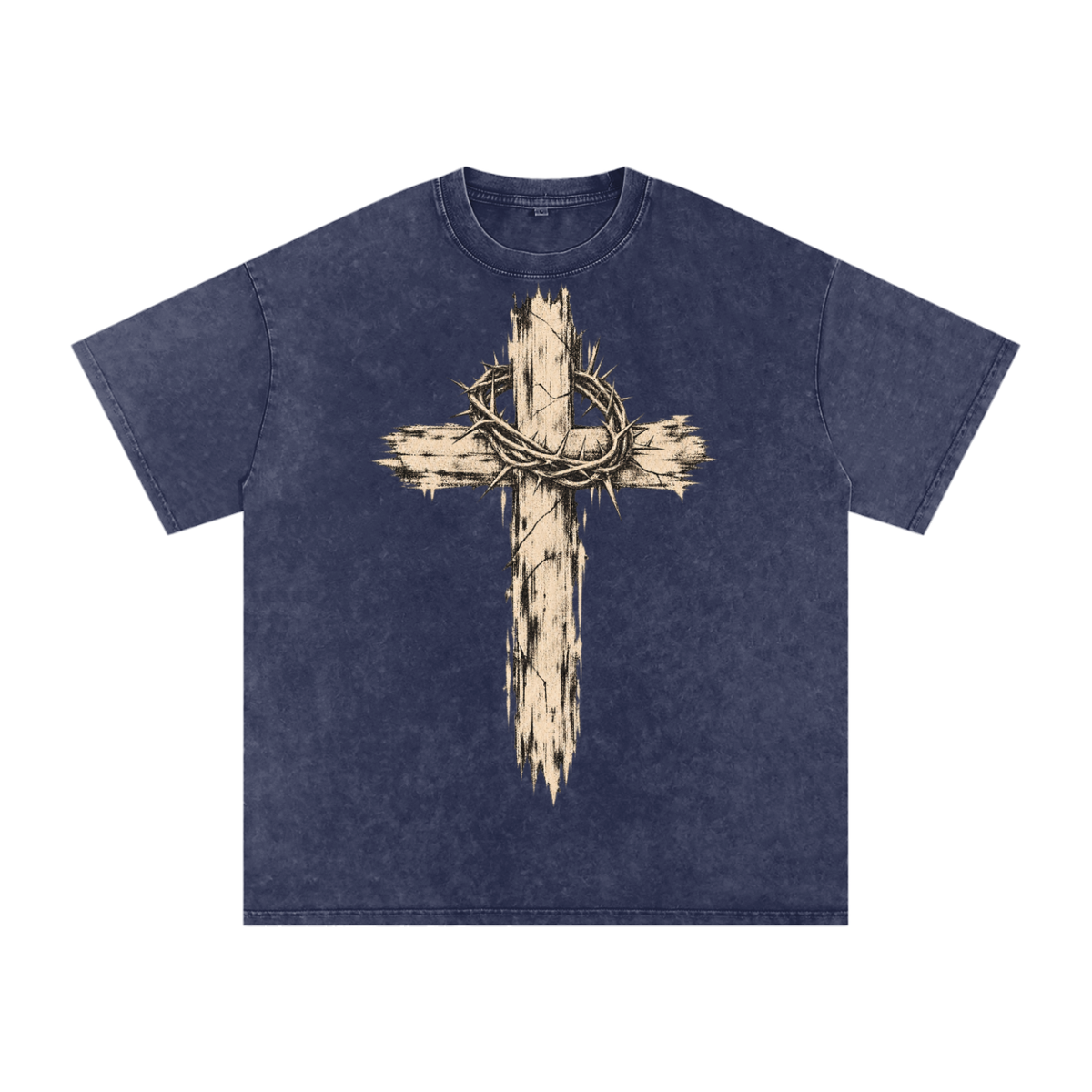 Rugged Christian Cross Streetwear