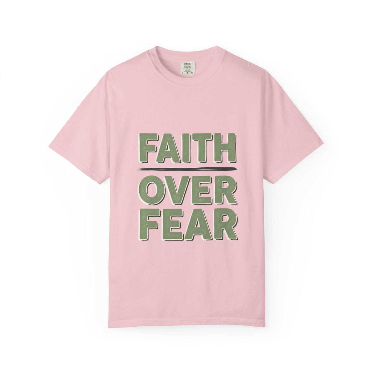 Faith Over Fear T-shirt | Inspirational Christian Typography Tee