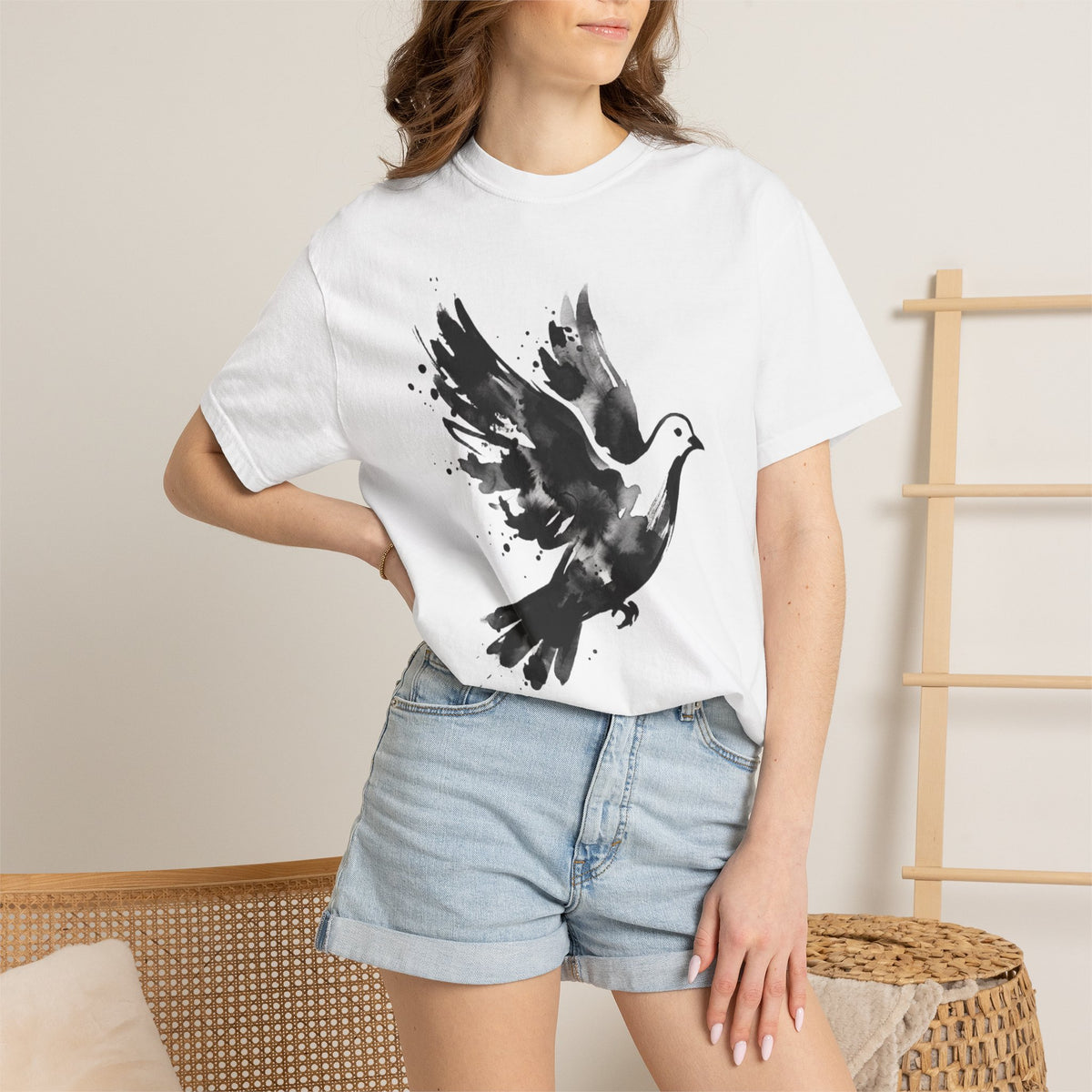 Peace Be Still Dove T-Shirt — Serene Dove Graphic Tee